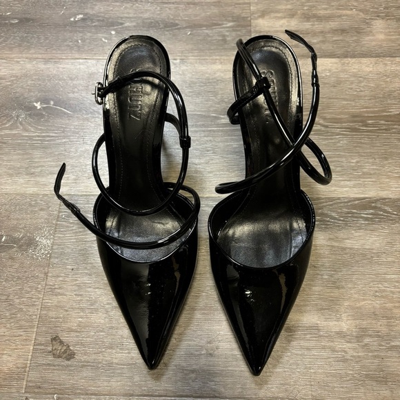 SCHUTZ | Aimee Pump Heels In Black Patent Leather Size 9.5 - Picture 5 of 11